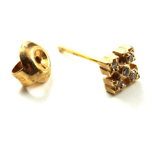 Loree Rodkin ローリーロドキン ピアス 十字架 クロス 18K 金 Loree Rodkin ローリーロドキン ピアス 十字架 クロス 18K 金