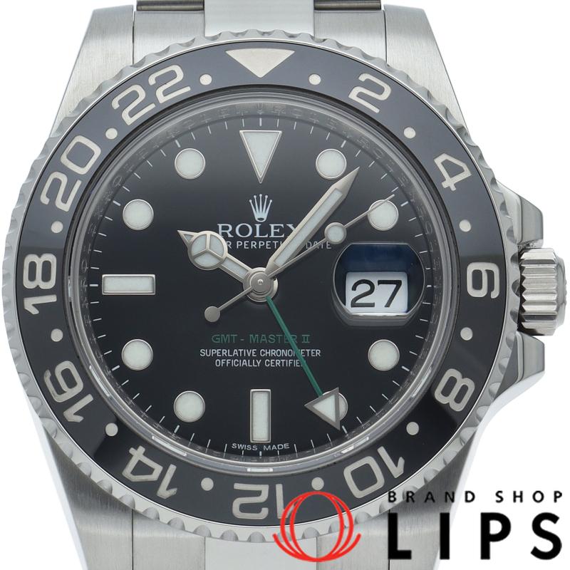 ROLEX（ロレックス） GMTマスター2 ウォッチ 116710LN 箱 保証書 SS