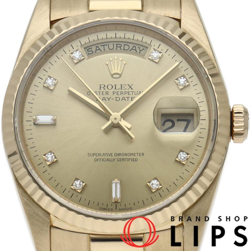 ROLEX（ロレックス） デイデイト ウォッチ 18238A(W) K18YG メンズ時計