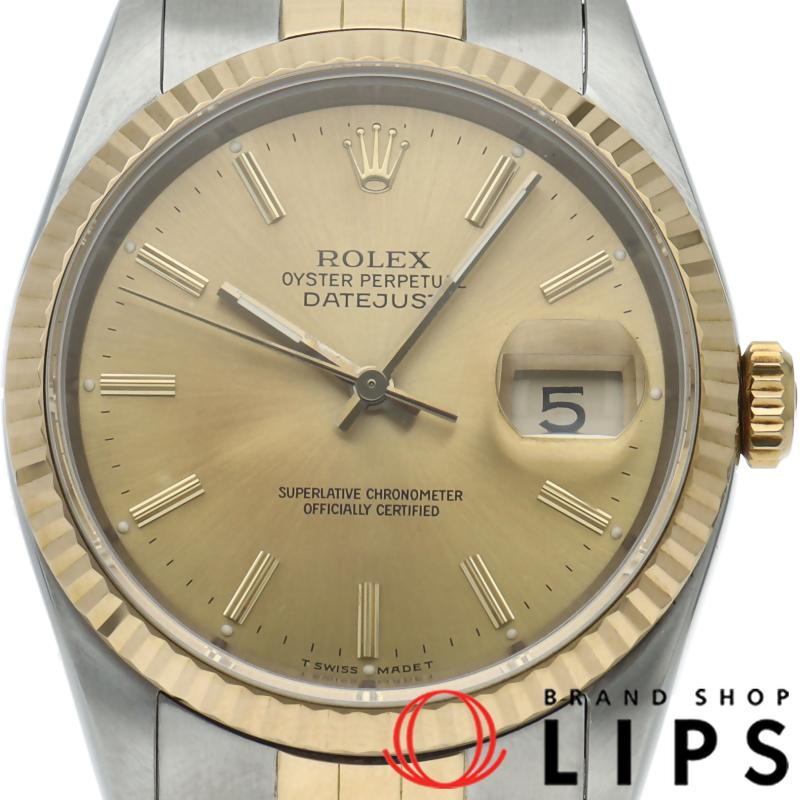 ROLEX（ロレックス） デイトジャスト メンズ時計 16233(E) K18YG/SS