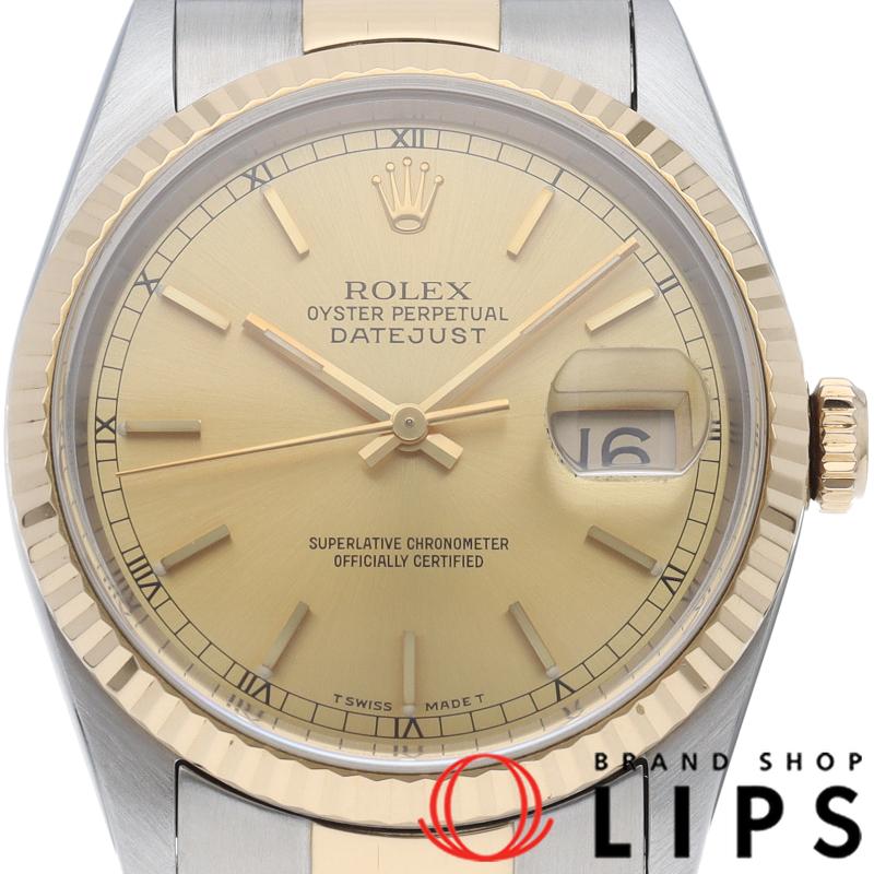 ROLEX（ロレックス） デイトジャスト メンズ時計 16233(S) K18YG/SS
