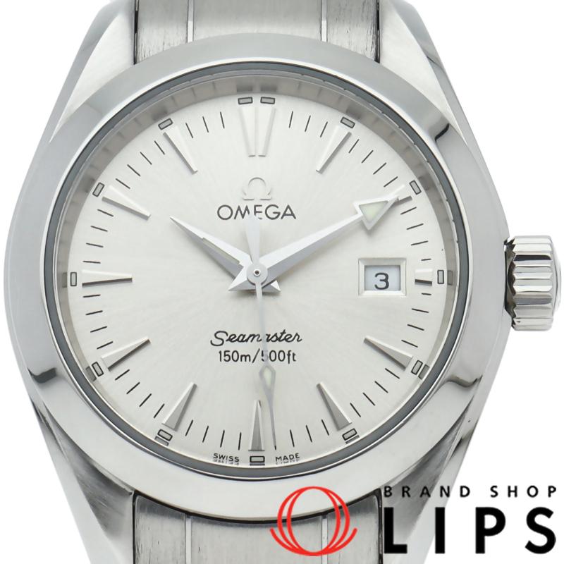 オメガ シーマスター アクアテラ クォーツ 29mm Seamaster Aqua Terra 29mm 2577.30 SS レディース時計 シルバー 仕上げ済 美品 【中古】 OMEGA（オメガ） シーマスター アクアテラ クォーツ 29mm 2577.30 SS