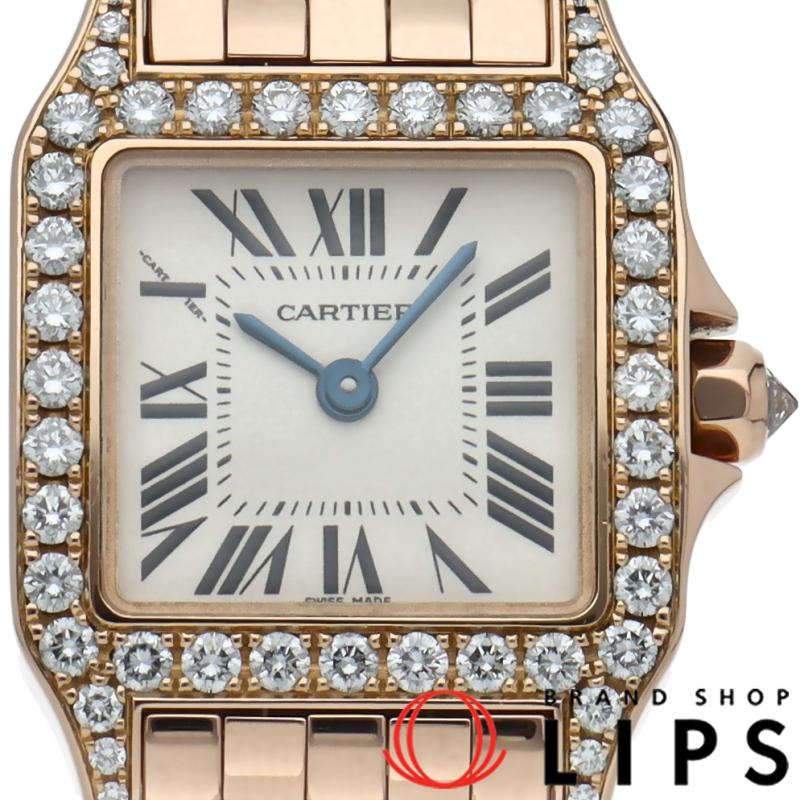 Cartier（カルティエ） サントスドゥモワゼルSM ウォッチ ダイヤベゼル 