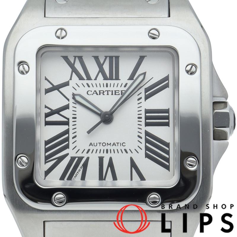 Cartier（カルティエ） サントス100 ウォッチ LM W200737G 保証書 SS