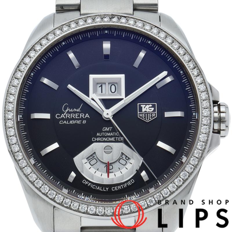 タグ・ホイヤー グランド カレラ GMT キャリバー 8 ダイヤベゼル 