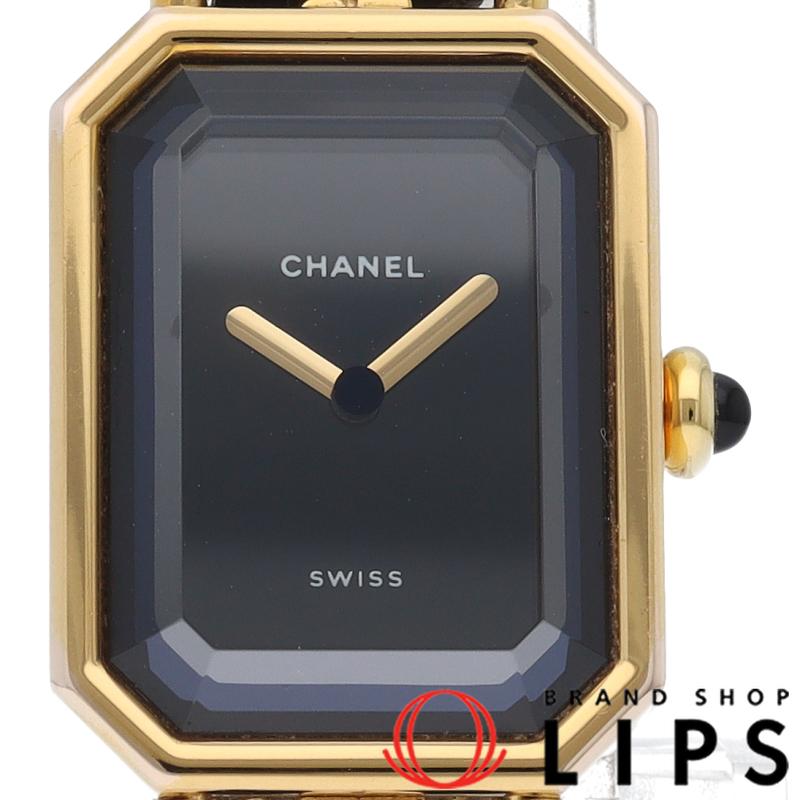 299 稼働　CHANEL時計　プルミエール M H0001 GP×レザー CHANEL（シャネル） プルミエールM ウォッチ H0001 GP/革 レディース