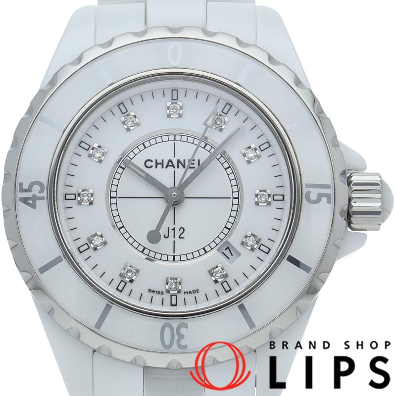 CHANEL（シャネル） J12 ウォッチ 33mm 12Pダイヤ H1628 箱 保証書 