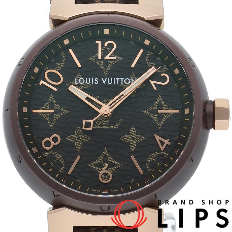 LOUIS VUITTON ルイ・ヴィトン タンブールGM モノグラム ウォッチ 34mm  