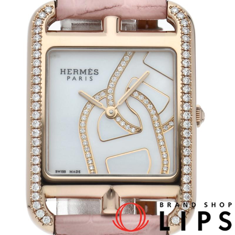 エルメス　ケープコッド　レディース　時計 エルメス ケープコッド ドゥブル・トゥール W059608WW00 ピンク