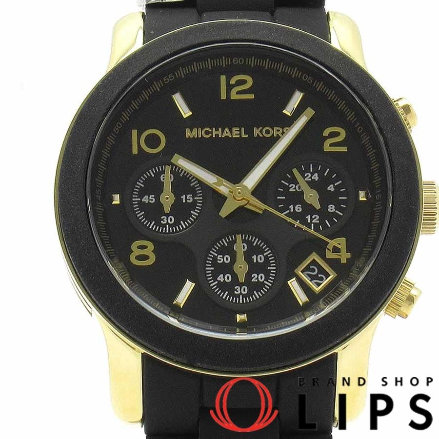 マイケルコース レディース時計 Mk5191 Ss ラバー 黒文字盤 美品 ブランドショップ リップス 通販 Yahoo ショッピング