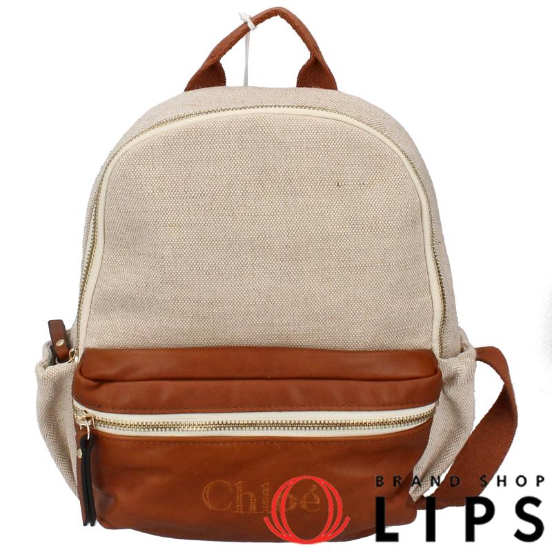 Chloe クロエ バックパック C10317 キャンバス/レザー レディース  