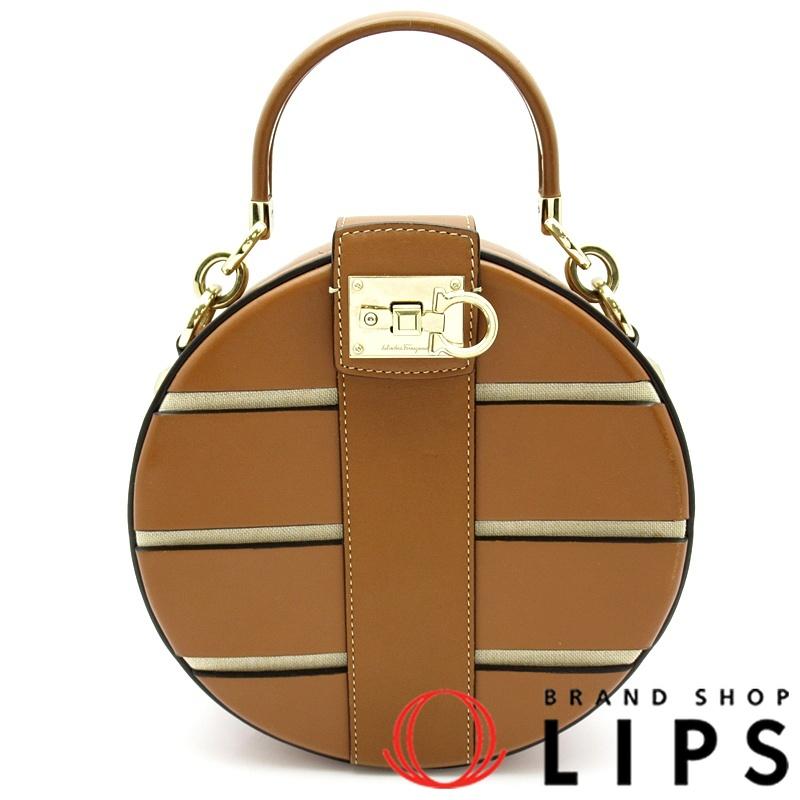 フェラガモ ガンチーニ スタジオ ショルダーバッグ FZ-21 1112 レザー