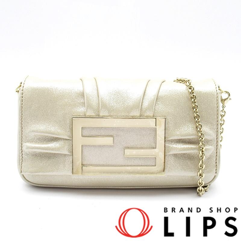 FENDI フェンディ チェーンショルダーバッグ 8BP046 レザー レディース 