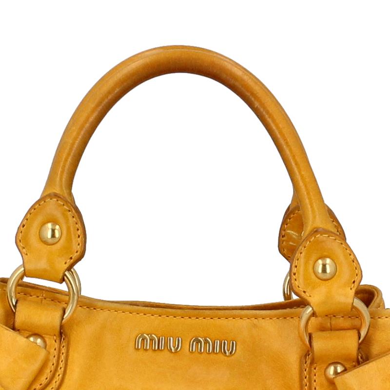 miu ミュウミュウ ハンドバッグ RN0721 レザー レディース miu ミュウミュウ ハンドバッグ RN0721 レザー レディース