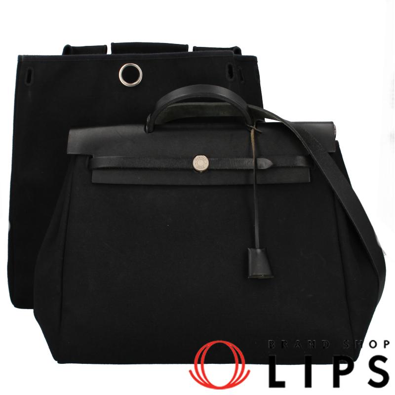 HERMES エルメス エールバッグMM トワルオフィシエ/カーフ レディース 