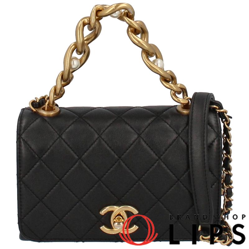 CHANEL シャネル ミニマトラッセ 2WAYチェーンショルダーバッグ AS2638 
