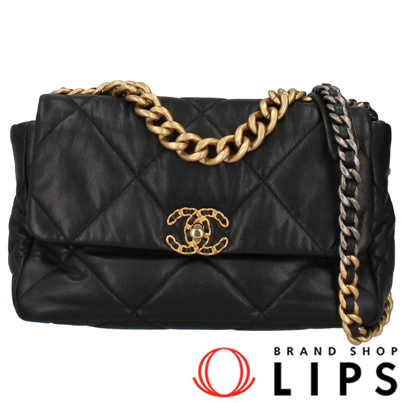 CHANEL シャネル CHANEL19 ラージ ショルダーバッグ AS1161 ラムスキン 