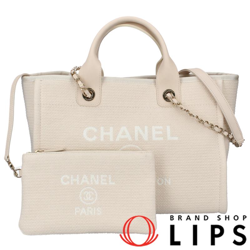 CHANEL（シャネル） ドーヴィルライン トートバッグ AS3257 キャンバス 