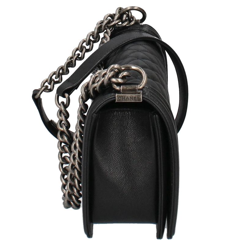 CHANEL 黒 ショルダーバッグ CHANEL（シャネル） ボーイシャネル チェーンショルダーバッグ A67086