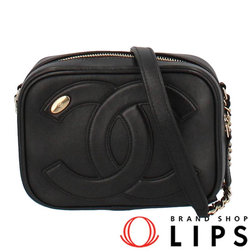 CHANEL シャネル デカココ カメラバッグ AS0322 ラムスキン レディース 