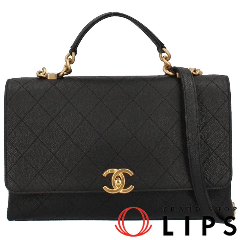 CHANEL シャネル マトラッセ 2WAYチェーンショルダーバッグ キャビア  