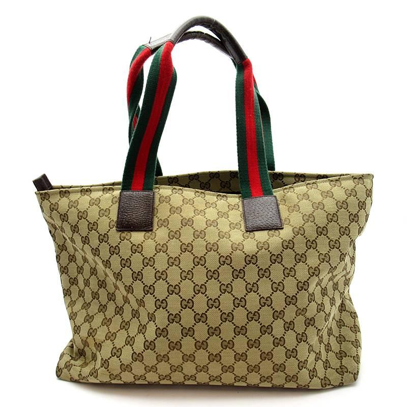GUCCI（グッチ） シェリーライン マザーズバッグ 155524 GGキャンバス 