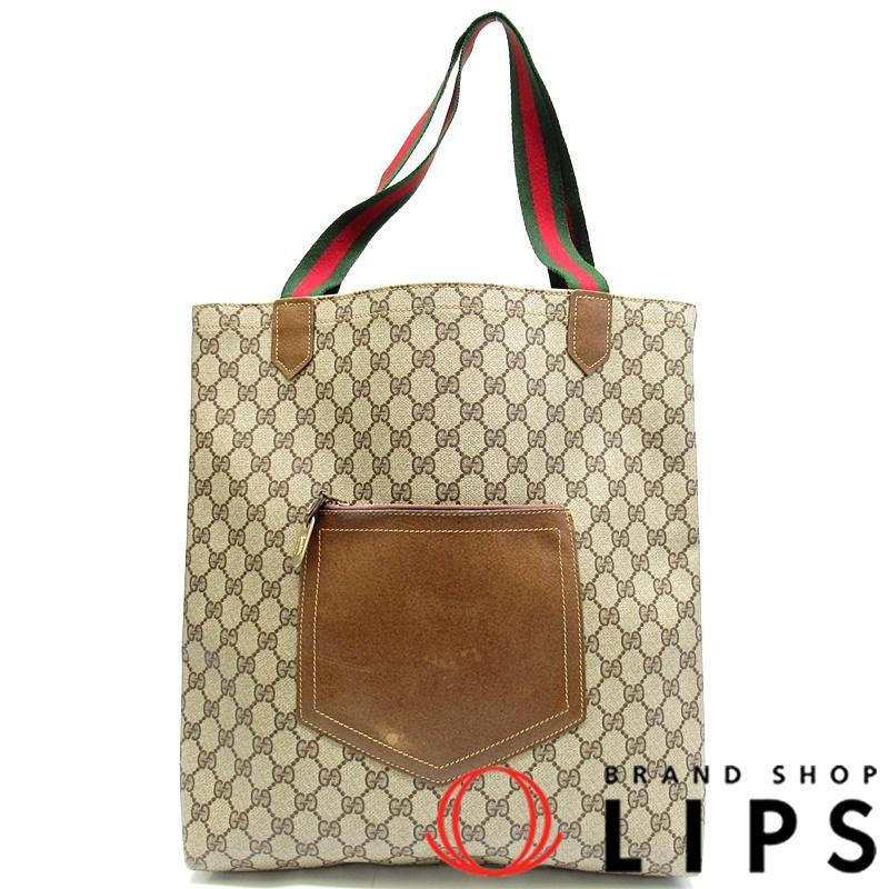 GUCCI（グッチ） オールドグッチ シェリーライントートバッグ PVC 