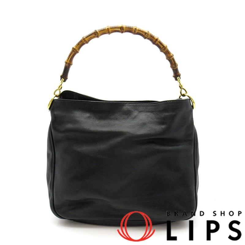 GUCCI（グッチ） バンブー 2WAYハンドバッグ 001.123.1638 カーフ 