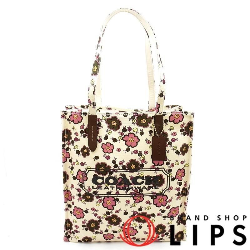 COACH（コーチ） キャンバストートバッグ フローラルプリント CDW58