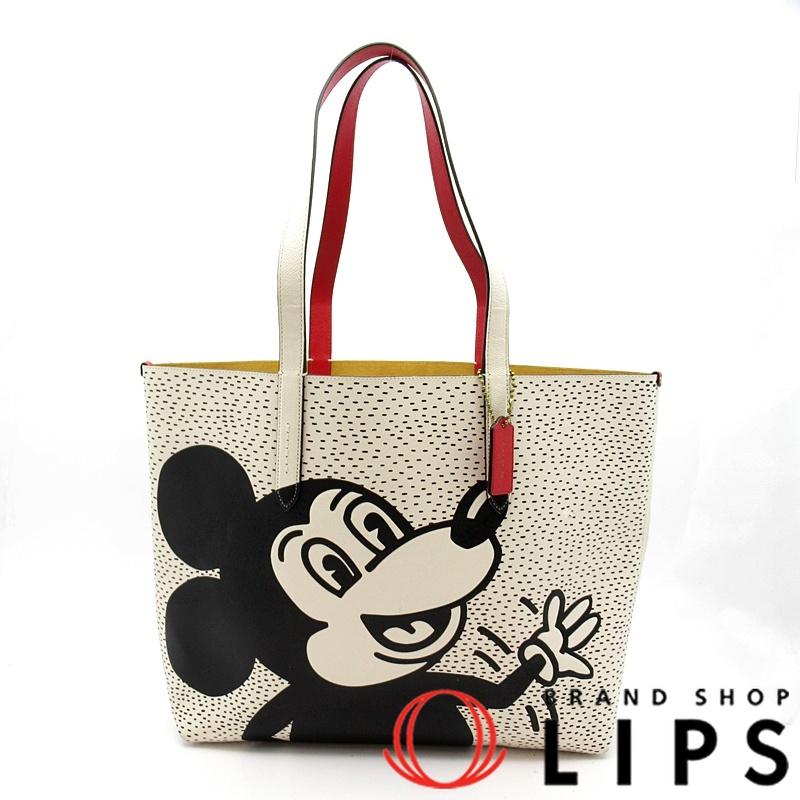 chisachisa　レア✨美品　コーチ　キースヘリングコラボトートバッグ COACH（コーチ） ディズニー ミッキーマウス×キースヘリング トート