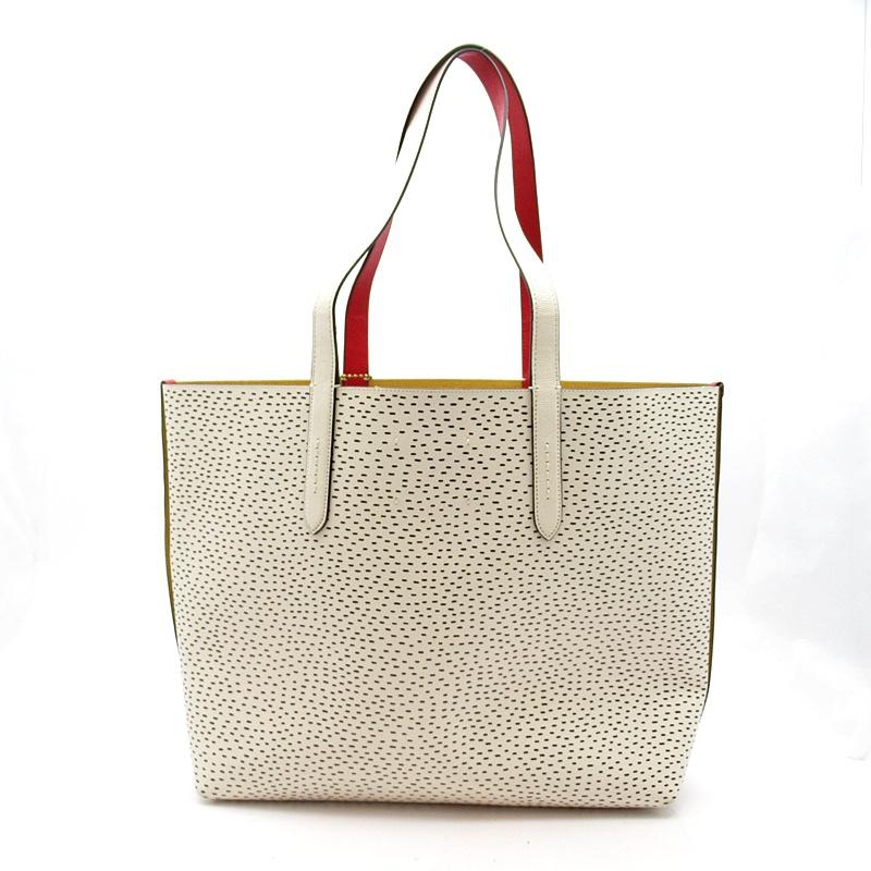 COACH（コーチ） ディズニー ミッキーマウス×キースヘリング トートバッグ C0895 レザー レディース トートバッグ ホワイト 美品 ...