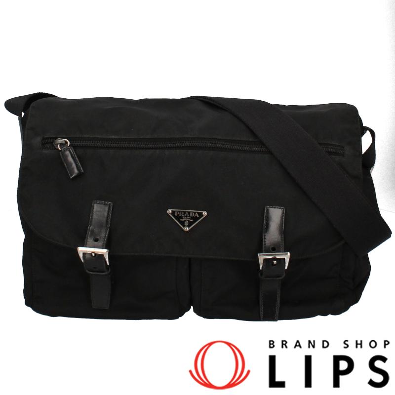 PRADA プラダ ショルダーバッグ BT1738 ナイロン レディース ブラック  
