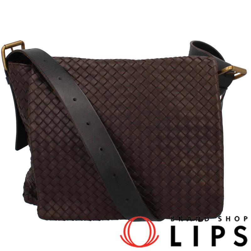 ボッテガヴェネタ BOTTEGA VENETA メッセンジャー 161314 イントレ 