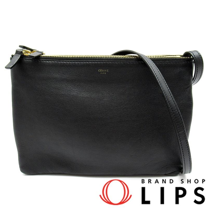 CELINE セリーヌ トリオ ラージ ショルダーバッグ 192043 レザー  