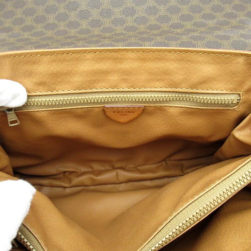CELINE（セリーヌ） マカダム ハンドバッグ PVC/レザー レディース