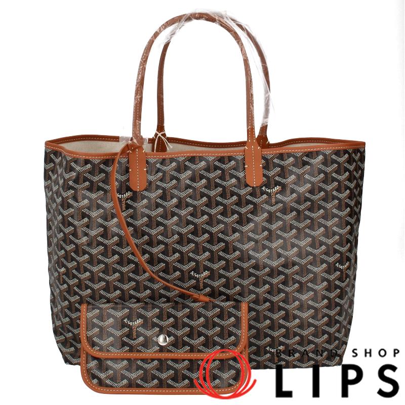 GOYARD ゴヤール サンルイPM PVC/レザー レディース トートバッグ 