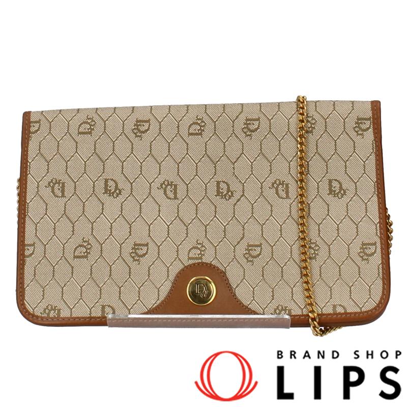 Dior ハニカムPVC ショルダーバッグベージュ