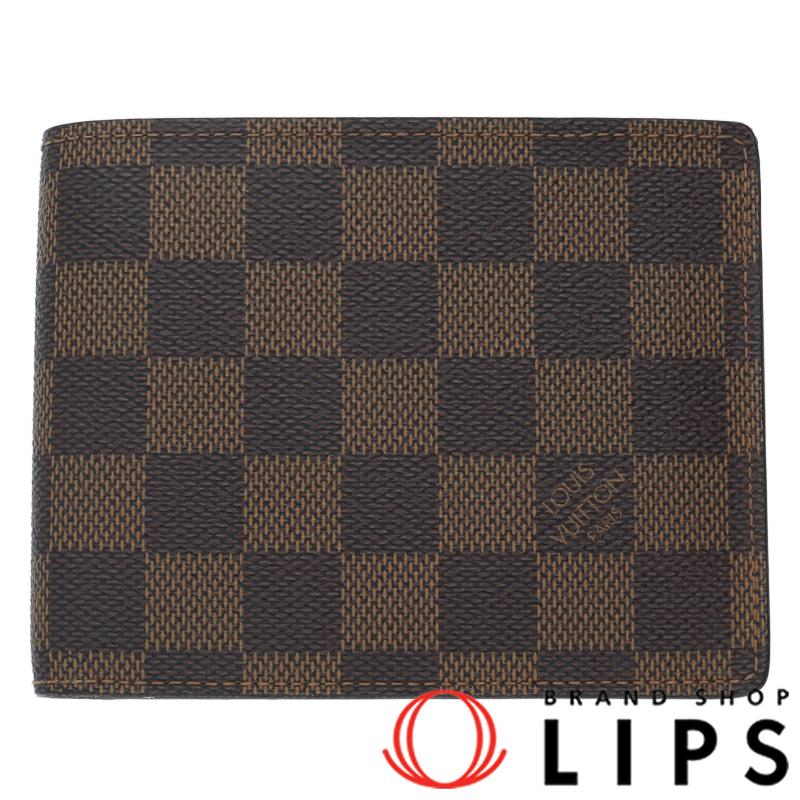 ルイヴィトン　ダミエ ポルトフォイユ･フロリン  N60011【Bランク】【中古】 楽天市場】LOUIS VUITTON ルイヴィトン N60011 ダミエ ポルトフォイユ