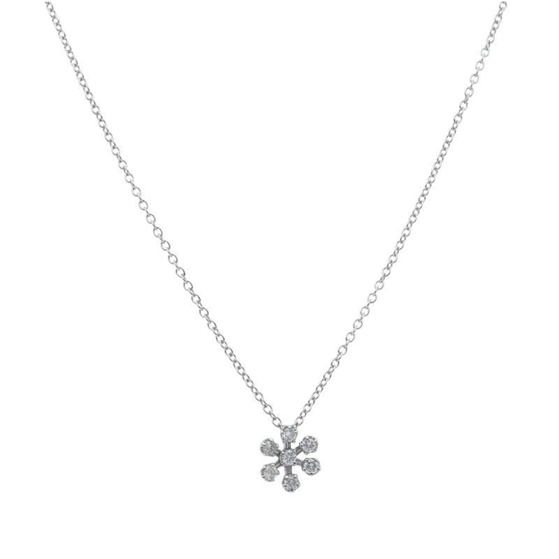 ポンテヴェキオ ピアス ネックレスセット D:0.11ct D:0.12ct D:0.12ct K18WG レディース 中古_1