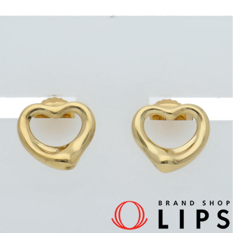 TIFFANY&Co. ティファニー オープンハート スタッド ピアス 60018073  