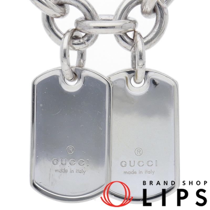 GUCCI グッチ TWOドッグタグ ネックレス 153166 J8400 8106 SV925 
