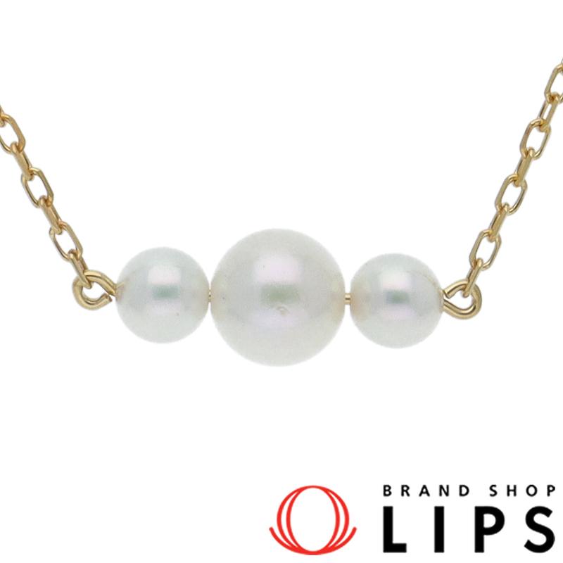 MIKIMOTO（ミキモト） パールネックレス P:約4-6mm K18YG レディース 