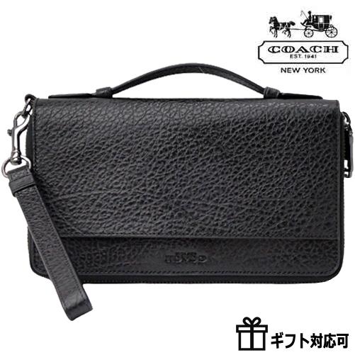 COACH メンズ バッグ セカンドバッグ 革 本革 ブランド クラッチバッグ  