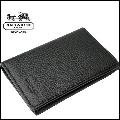 COACH コーチ メンズ 名刺入れ 革 高級 カードケース COACH コーチ メンズ 名刺入れ 革 高級 カードケース