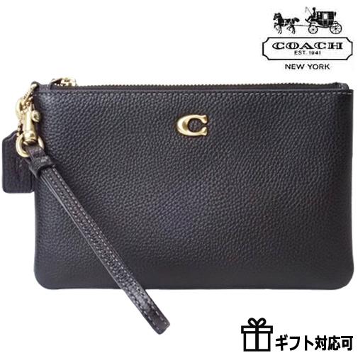 コーチ ハンプトン アクセサリーポーチ 7785 レザー 黒 レディース 美品 COACH/コーチ 7785 レザー アクセサリーポーチ ハンドバッグ - メルカリ
