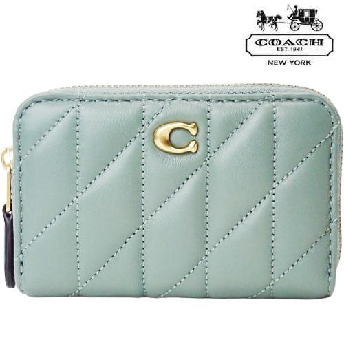 coach コーチ　新品　百貨店購入　ミニ財布　ケース　カードケース エッセンシャル フラップ カード ケース・チャーム（ミニ財布