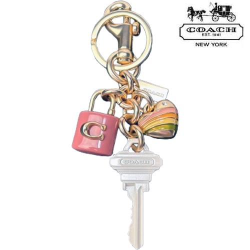 新品　コーチ　キーリング　バッグチャーム　フォトフレーム　手帳　パープル　ハート 新品 コーチ キーリング バッグチャーム フォトフレーム 手帳 パープル