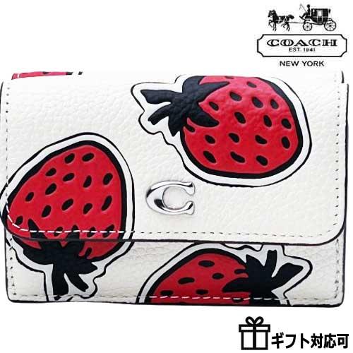 COACH コーチCOACHレディース いちご 財布 三つ折り COACH コーチCOACHレディース いちご 財布 三つ折り
