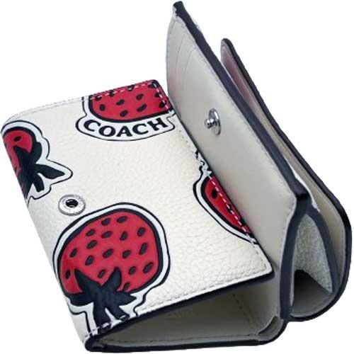COACH コーチCOACHレディース いちご 財布 三つ折り COACH コーチCOACHレディース いちご 財布 三つ折り