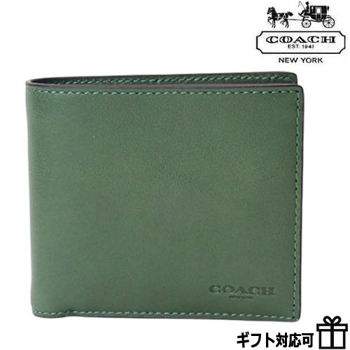 新商品　COACH　マネークリップ　折り財布　正規品　カラー　オリーブグリーン 商品 COACH マネークリップ 折り財布 正規品 カラー オリーブグリーン
